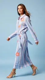 Garde-robe - Lang kleed - Blauw
