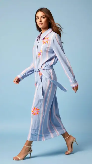 Garde-robe - Lang kleed - Blauw