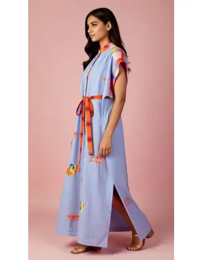 Garde-robe - Lang kleed - Blauw