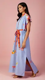 Garde-robe - Lang kleed - Blauw