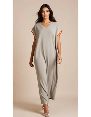 Garde-robe - Lang kleed - Taupe