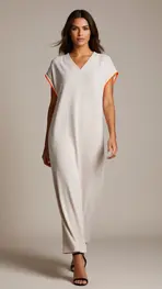 Garde-robe - Lang kleed - Beige