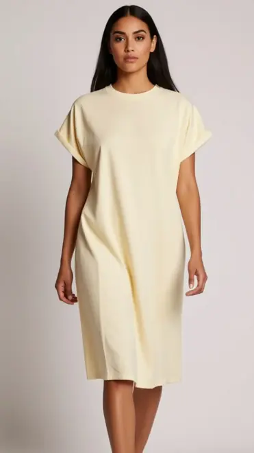 Garde-robe - Lang kleed - Geel