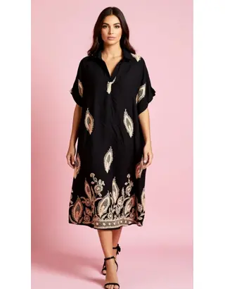 Garde-robe - Lang kleed - Zwart