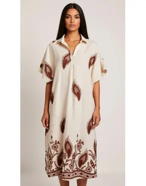 Garde-robe - Lang kleed - Beige