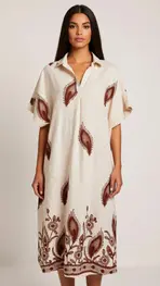 Garde-robe - Lang kleed - Beige