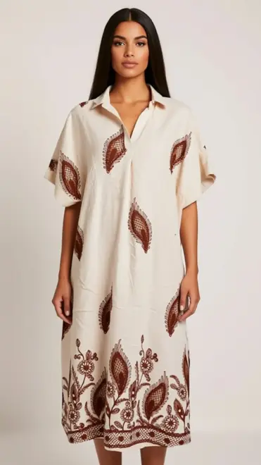 Garde-robe - Lang kleed - Beige