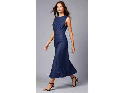 Garde-robe - Lang kleed - Jeans