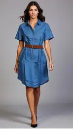Garde-robe - Kort Kleedje - Jeans