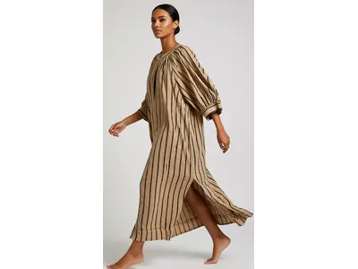 Garde-robe - Lang kleed - Camel