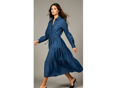 Garde-robe - Halflang Kleedje - Jeans