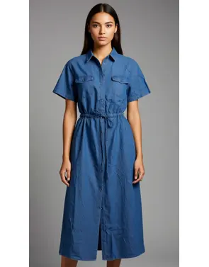 Garde-robe - Lang kleed - Jeans