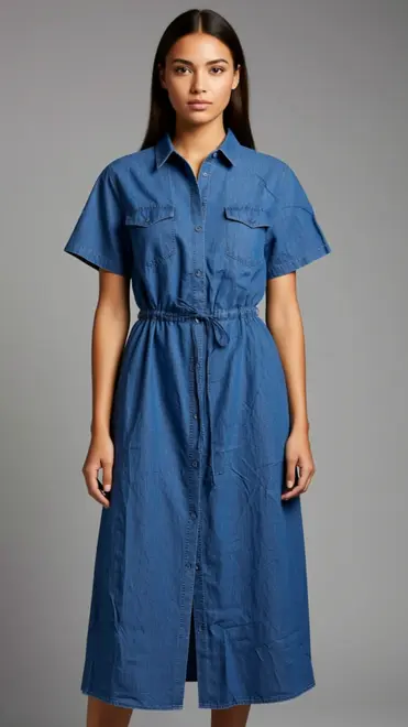 Garde-robe - Lang kleed - Jeans