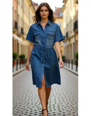 Garde-robe - Kort Kleedje - Jeans