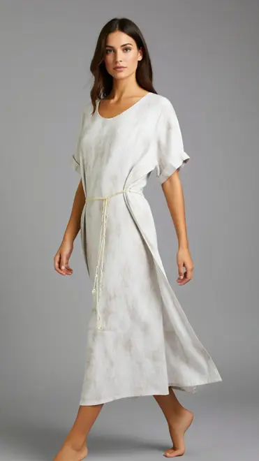 Garde-robe - Lang kleed - Bruin