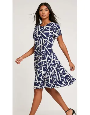 Garde-robe - Kort Kleedje - Blauw