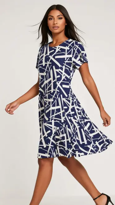 Garde-robe - Kort Kleedje - Blauw