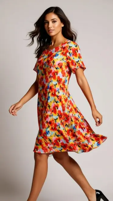 Garde-robe - Kort Kleedje - Oranje