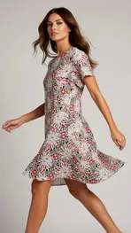 Garde-robe - Kort Kleedje - Rood