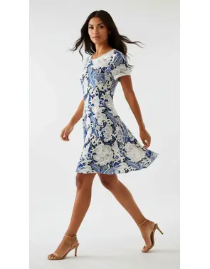 Garde-robe - Kort Kleedje - Marine