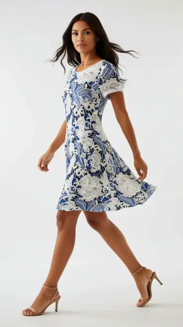 Garde-robe - Kort Kleedje - Marine