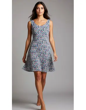 Garde-robe - Kort Kleedje - Turquoise