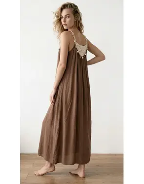 Garde-robe - Lang kleed - Bruin