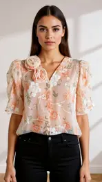 Garde-robe - Blouse - Oranje