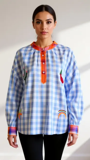 Garde-robe - Blouse - Blauw