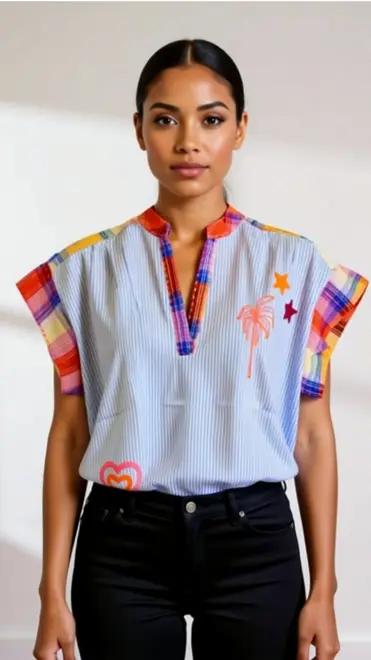 Garde-robe - Blouse - Blauw