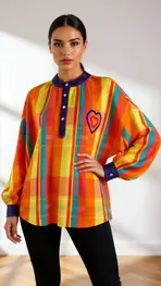 Garde-robe - Blouse - Oranje