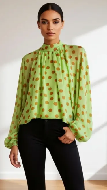 Garde-robe - Blouse - Groen