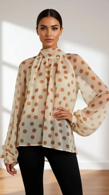 Garde-robe - Blouse - Beige