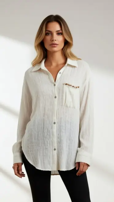 Garde-robe - Blouse - Beige