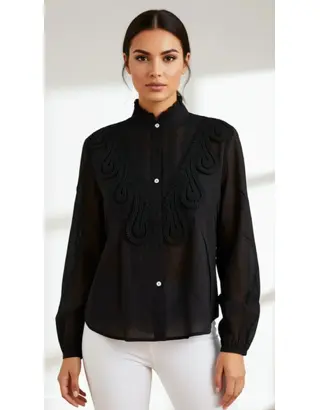 Garde-robe - Blouse - Zwart