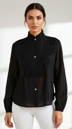 Garde-robe - Blouse - Zwart