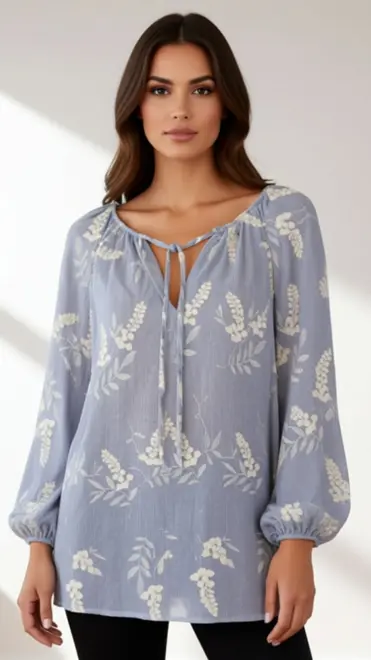 Garde-robe - Blouse - Blauw