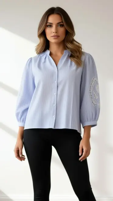 Garde-robe - Blouse - Blauw