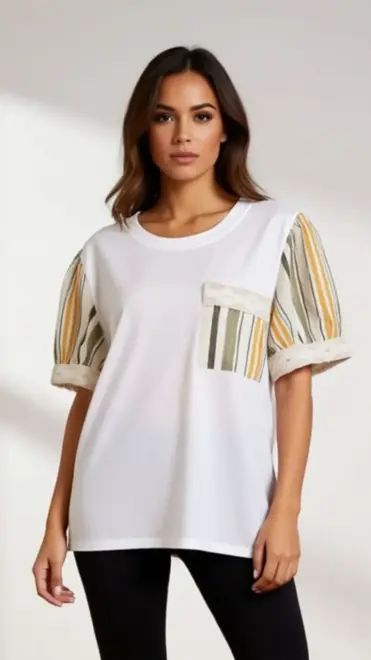 Garde-robe - T-shirt - Geel