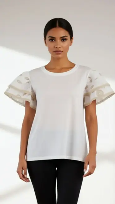 Garde-robe - T-shirt - Ecru