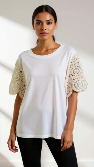 Garde-robe - T-shirt - Ecru