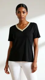 Garde-robe - T-shirt - Zwart