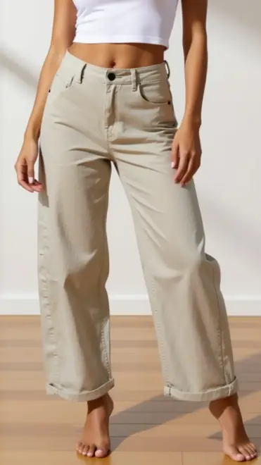 Amelie &amp; Amelie - Lange Broek - Beige