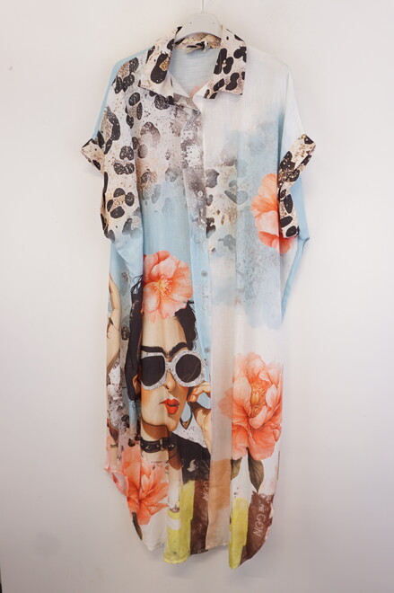 Garde-robe - Lang kleed - Multicolor Garde-robe - Lang kleed - Multicolor
