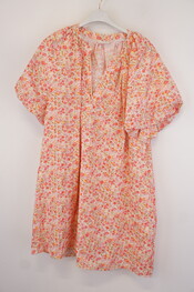 Garde-robe - Kort Kleedje - Fushia-oranje