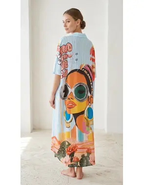 Garde-robe - Lang kleed - Multicolor