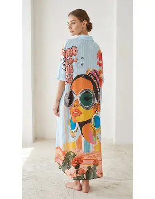 Garde-robe - Lang kleed - Multicolor