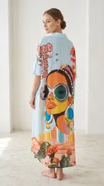 Garde-robe - Lang kleed - Multicolor