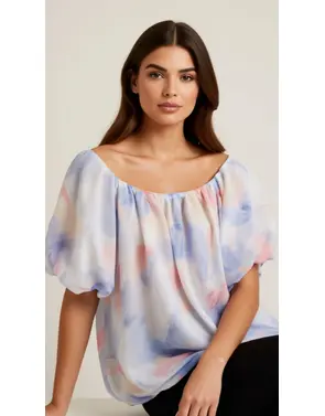 Garde-robe - Blouse - Blauw