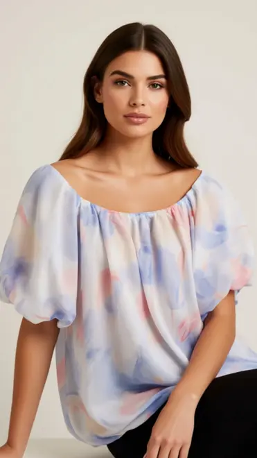 Garde-robe - Blouse - Blauw